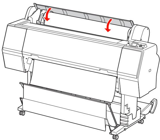 EPSON PRO 9890 - Pour déverrouiller le support de l'adaptateur, appuyez fermement dessus. Déplacez-le ensuite vers la gauche à l'aide de la poignée. - 14