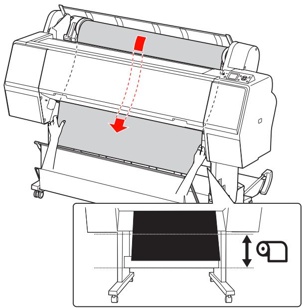 EPSON PRO 9890 - Pour déverrouiller le support de l'adaptateur, appuyez fermement dessus. Déplacez-le ensuite vers la gauche à l'aide de la poignée. - 13