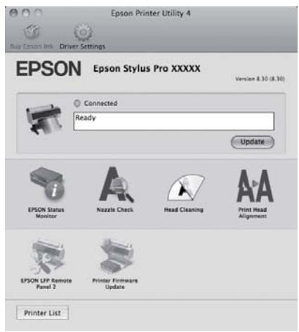 EPSON PRO 9890 - Fonctions d'Epson Printer Utility 4 - 1