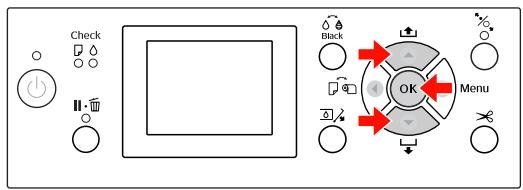 Check Black OK Menu