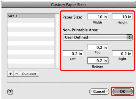 EPSON PRO 9890 - Configuration des paramètres sous Mac OS X - 3
