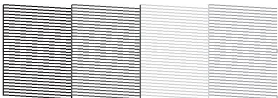EPSON PRO 9890 - Vérification des buses de la tête d'impression à partir du panneau de contrôle de l'imprimante - 5