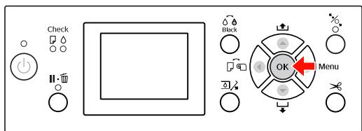 Check Black OK Menu