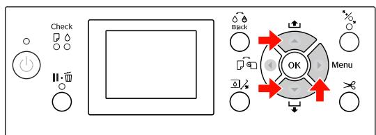 Check Black OK Menu
