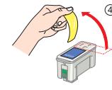 EPSON STYLUS C62 - Installation des cartouches d'encre - 4