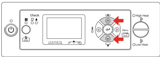 EPSON STYLUS PRO GS6000 - Sélectionnez un menu. - 2