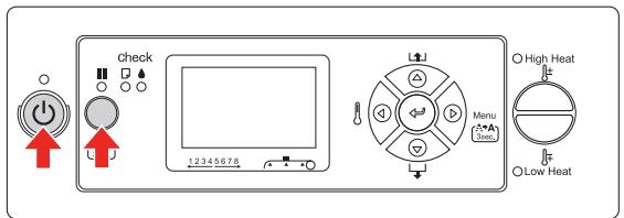 EPSON STYLUS PRO GS6000 - Mode maintenance - 1
