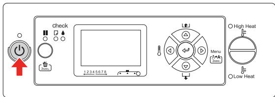 EPSON STYLUS PRO GS6000 - Installation du papier rouleau - 1