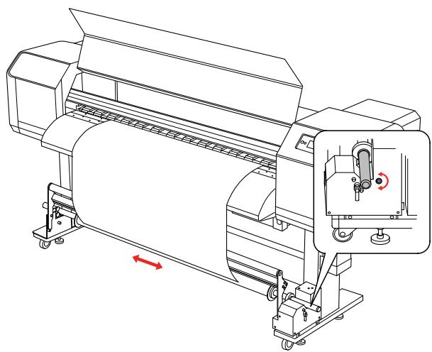 EPSON STYLUS PRO GS6000 - Utilisation de la bobine à enroulement automatique - 6