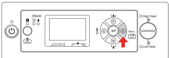 EPSON STYLUS PRO GS6000 - Sélectionnez un menu. - 1