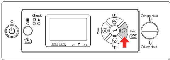 EPSON STYLUS PRO GS6000 - Sélectionnez un menu. - 3
