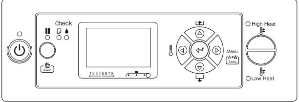 EPSON STYLUS PRO GS6000 - Mode menu - 1