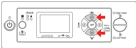 EPSON STYLUS PRO GS6000 - Vous sélectionné un paramètre - 3