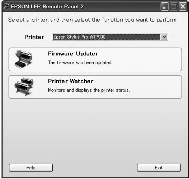 EPSON STYLUS PRO WT7910 - EPSON LFP Remote Panel 2 - 1