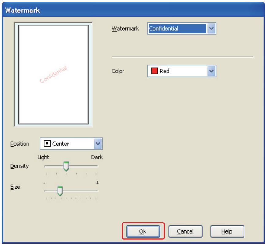 EPSON B-310N,  B-510DN - Impression du filigrane - 3