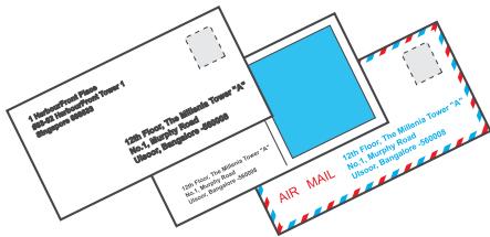 EPSON B-310N,  B-510DN - Impression sur des enveloppes - 1