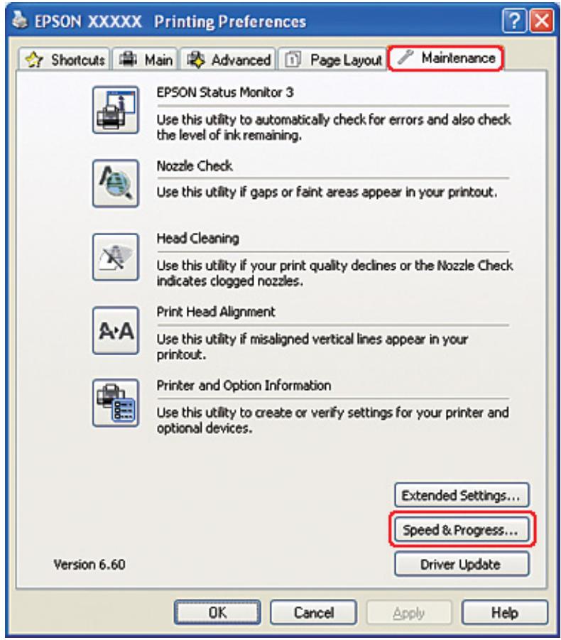 EPSON B-310N,  B-510DN - Augmentation de la vitesse d'impression (sous Windows uniquement) - 1