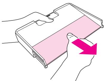 EPSON B-310N,  B-510DN - Configuration du bac de guidage en sortie pour le papier Epson Professional Flyer - 2