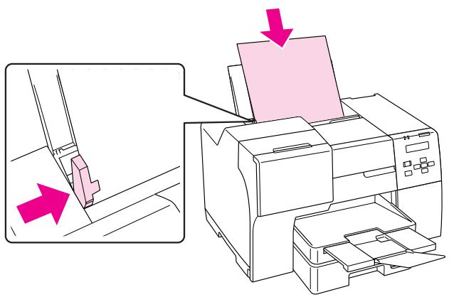 EPSON B-310N,  B-510DN - Dans le bac feuille à feuille arrêté - 4