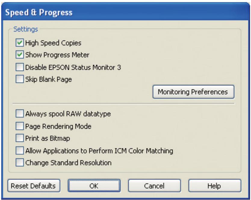 EPSON B-310N,  B-510DN - Augmentation de la vitesse d'impression (sous Windows uniquement) - 2
