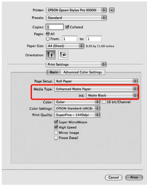 EPSON STYLUS PRO 4900 - Mac OS X - 1