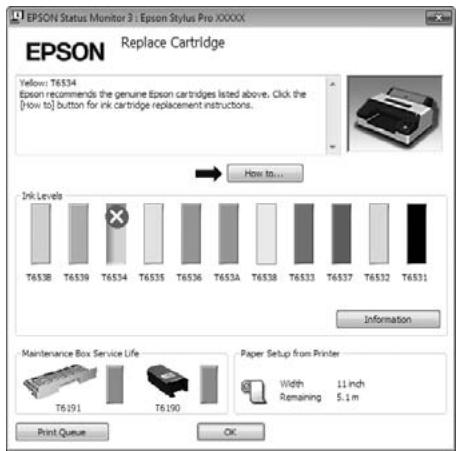 EPSON STYLUS PRO 4900 - EPSON Status Monitor 3 - 1