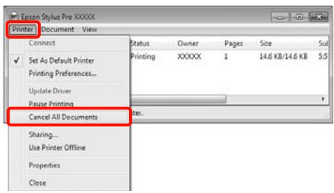 EPSON STYLUS PRO 4900 - Si la barre de progression ne s'affiche pas - 1