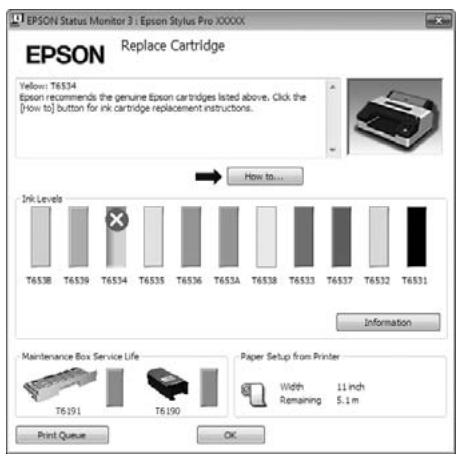 EPSON STYLUS PRO 4900 - Écran lors de l'impression - 2