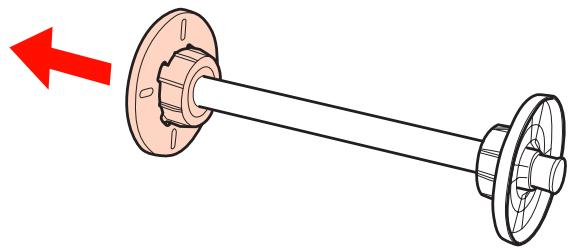 EPSON STYLUS PRO 4900 - Retrait de la fixation (si un mandrin 2" est utilisé) - 1