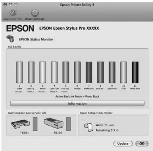 EPSON STYLUS PRO 4900 - EPSON Status Monitor - 1