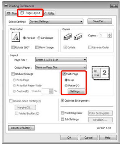 EPSON STYLUS PRO 4900 - Configuration des paramètres dans Windows - 1