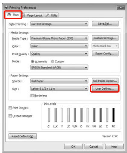 EPSON STYLUS PRO 4900 - Configuration des paramètres dans Windows - 1