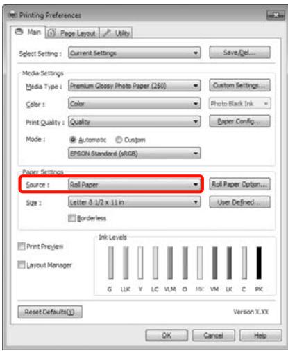 EPSON STYLUS PRO 4900 - Configuration des paramètres dans Windows - 2