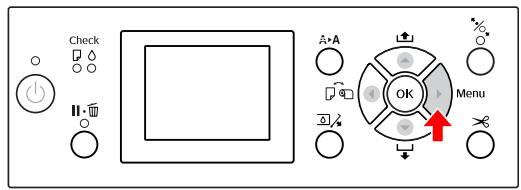 EPSON STYLUS PRO 9700 - Vérification des buses de la tête d'impression à partir du panneau de contrôle de l'imprimante - 1