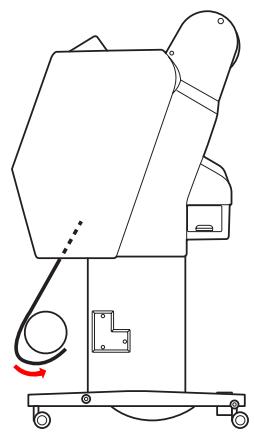 EPSON STYLUS PRO 9700 - Utilisation de l'enrouleur automatique (pour l'Epson Stylus Pro 9700/9710) - 1