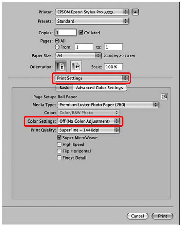 EPSON STYLUS PRO 9700 - Sous Mac OS X 10.5 - 2