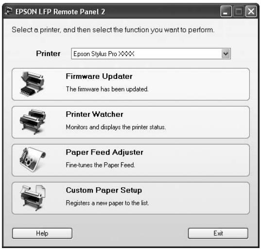EPSON STYLUS PRO 9700 - EPSON LFP Remote Panel 2 - 1