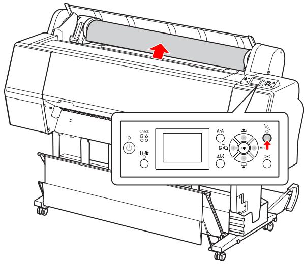 EPSON STYLUS PRO 9700 - Ouvrez le capot du papier rouleau. - 2