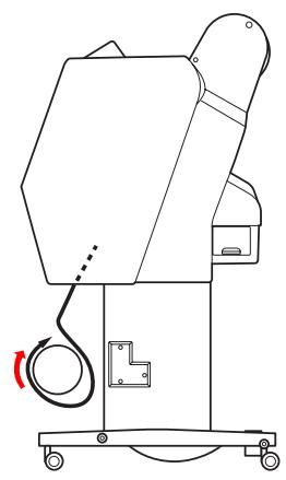 EPSON STYLUS PRO 9700 - Utilisation de l'enrouleur automatique (pour l'Epson Stylus Pro 9700/9710) - 2