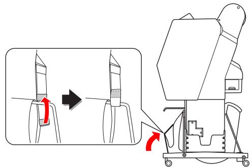 EPSON STYLUS PRO 9700 - Rangement du hamac de réception - 3