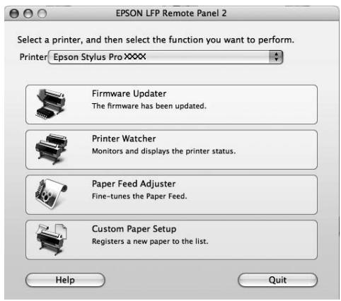 EPSON STYLUS PRO 9700 - EPSON LFP Remote Panel 2 - 1