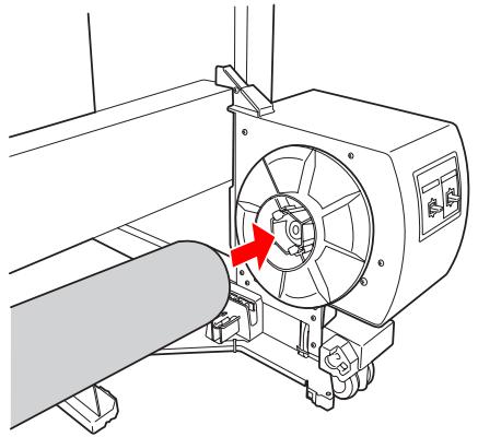 EPSON STYLUS PRO 9700 - Installation d'un mandrin de réception - 2