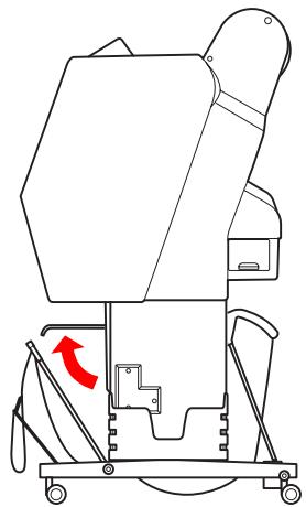 EPSON STYLUS PRO 9700 - Rangement du hamac de réception - 2