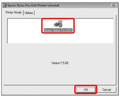 EPSON STYLUS PRO 9700 - Déinstallation du pilote d'impression - 3