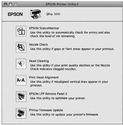 EPSON STYLUS PRO 9700 - EPSON Printer Utility3 - 1