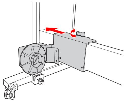 EPSON STYLUS PRO 9700 - Installation d'un mandrin de réception - 1