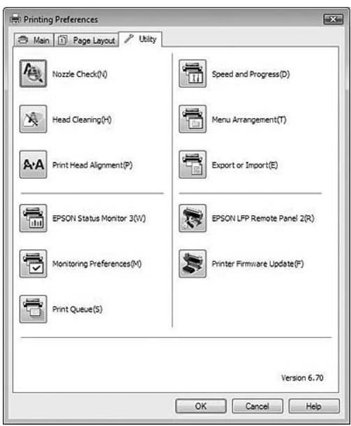 EPSON STYLUS PRO 9700 - Emploi des utilitaires d'impression - 1