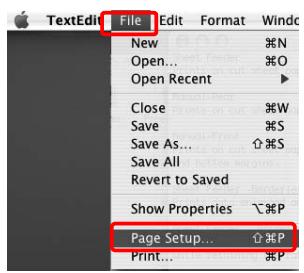 EPSON STYLUS PRO 9700 - Accès à la zone de dialogue Format d'impression - 1