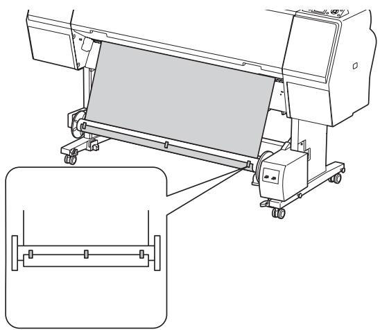 EPSON STYLUS PRO 9700 - Enroulement du papier par l'arrière - 1