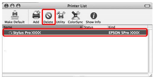 EPSON STYLUS PRO 9700 - Supprimez l'imprimante. - 2